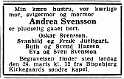 Doedsannonce, Andrea Jensine Svensson